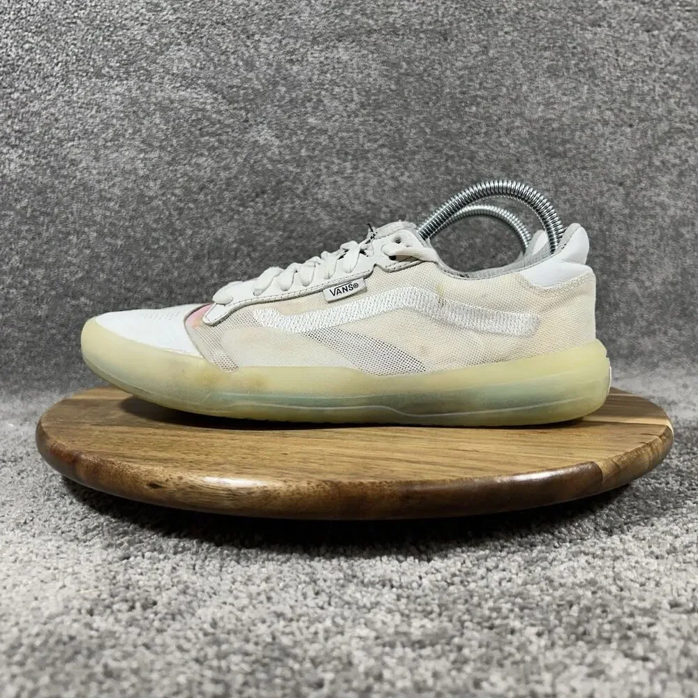 Vans EVDNT UltimateWaffle Women’s Size 9 White Translucent Athletic Shoes Used